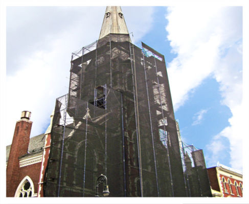 Μαύρη πυρκαγιά φλογών - συντρίμμια καθυστερούντω που πιάνουν 2m X 50m πτώση 80gsm που αποτρέπεται