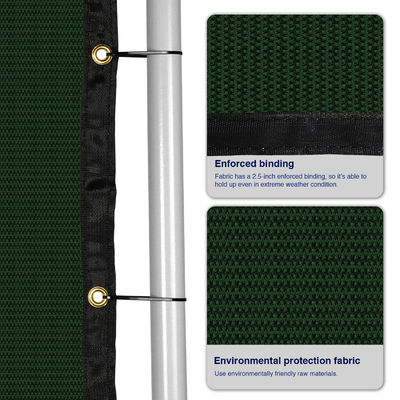 PE αλιείας με δίχτυα ανεμοφραχτών γηπέδου αντισφαίρισης αθλητικών σφαιρών υφάσματος διαλογής φρακτών συνδέσεων αλυσίδων χωρίς κόμπους